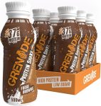 Grenade High Protein Shake, 6 x 500 ml - Fudge Brownie (Packaging May Vary)